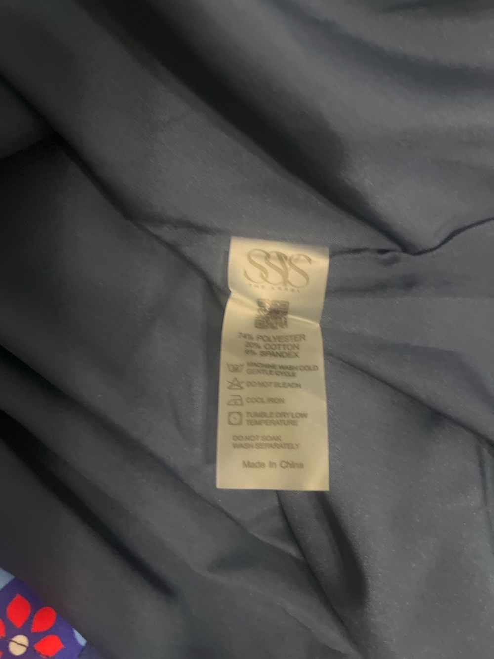 SSYS Gemma Peter Pan Collared Dress In Royal Light Blue Scallop Floral - Picture 8 of 8